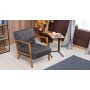 Atelier del Sofa Fotelja Kemer Dark Grey - slika 2