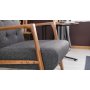 Atelier del Sofa Fotelja Kemer Dark Grey - slika 3