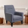 Atelier del Sofa Fotelja Liones S Dark Grey - slika 1