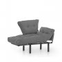Atelier del Sofa Fotelja Nitta Single Grey - slika 3