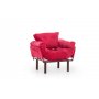 Atelier del Sofa Fotelja Nitta Single Maroon - slika 4