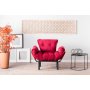 Atelier del Sofa Fotelja Nitta Single Maroon - slika 1