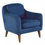 Atelier del Sofa Fotelja Soli Berjer Dark Blue - slika 3