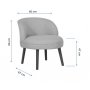 Atelier del Sofa Fotelja Nice Purple - slika 5
