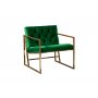 Atelier del Sofa Fotelja Oslo Gold Green - slika 1