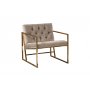 Atelier del Sofa Fotelja Oslo Gold Light Brown - slika 1