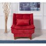 Atelier del Sofa Fotelja Kelebek Berjer Claret Red - slika 2