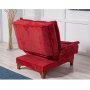 Atelier del Sofa Fotelja Kelebek Berjer Claret Red - slika 4