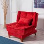 Atelier del Sofa Fotelja Kelebek Berjer Claret Red - slika 1