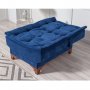 Atelier del Sofa Fotelja Kelebek Berjer Dark Blue - slika 3