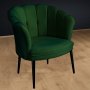 Atelier del Sofa Fotelja Daisy Black Metal Green - slika 2