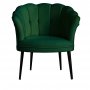 Atelier del Sofa Fotelja Daisy Black Metal Green - slika 3