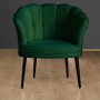 Atelier del Sofa Fotelja Daisy Black Metal Green - slika 1