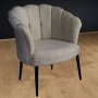 Atelier del Sofa Fotelja Daisy Black Metal Grey - slika 2