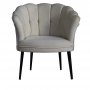 Atelier del Sofa Fotelja Daisy Black Metal Grey - slika 3