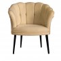Atelier del Sofa Fotelja Daisy Black Metal Light Brown - slika 3