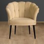 Atelier del Sofa Fotelja Daisy Black Metal Light Brown - slika 1