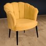 Atelier del Sofa Fotelja Daisy Black Metal Mustard - slika 2
