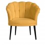 Atelier del Sofa Fotelja Daisy Black Metal Mustard - slika 3