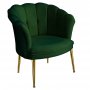 Atelier del Sofa Fotelja Daisy Gold Metal Green - slika 3