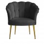 Atelier del Sofa Fotelja Daisy Gold Metal Fume - slika 3