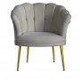 Atelier del Sofa Fotelja Daisy Gold Metal Grey - slika 3
