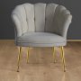 Atelier del Sofa Fotelja Daisy Gold Metal Grey - slika 1