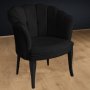 Atelier del Sofa Fotelja Daisy Black Wooden Black - slika 2