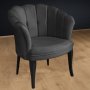 Atelier del Sofa Fotelja Daisy Black Wooden Fume - slika 2