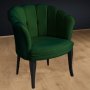 Atelier del Sofa Fotelja Daisy Black Wooden Green - slika 2
