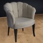 Atelier del Sofa Fotelja Daisy Black Wooden Grey - slika 2