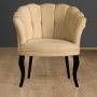 Atelier del Sofa Fotelja Daisy Black Wooden Light Brown - slika 1