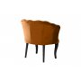 Atelier del Sofa Fotelja Daisy Black Wooden Tile Red - slika 4
