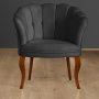 Atelier del Sofa Fotelja Daisy Walnut Wooden Fume - slika 1