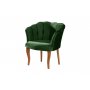 Atelier del Sofa Fotelja Daisy Walnut Wooden Green - slika 3