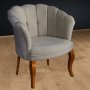 Atelier del Sofa Fotelja Daisy Walnut Wooden Grey - slika 2