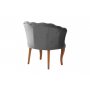 Atelier del Sofa Fotelja Daisy Walnut Wooden Grey - slika 4
