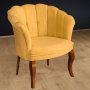 Atelier del Sofa Fotelja Daisy Walnut Wooden Mustard - slika 2