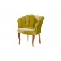 Atelier del Sofa Fotelja Daisy Walnut Wooden Mustard - slika 3