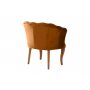 Atelier del Sofa Fotelja Daisy Walnut Wooden Tile Red - slika 4