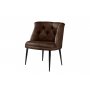 Atelier del Sofa Fotelja Roma Black Metal Brown - slika 2