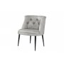 Atelier del Sofa Fotelja Roma Black Metal Cream - slika 2
