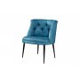 Atelier del Sofa Fotelja Roma Black Metal Petrol Blue - slika 2