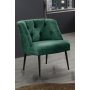 Atelier del Sofa Fotelja Roma Black Metal Sea Green - slika 1