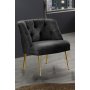 Atelier del Sofa Fotelja Roma Gold Metal Fume - slika 1