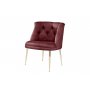 Atelier del Sofa Fotelja Roma Gold Metal Dusty Rose - slika 2
