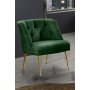 Atelier del Sofa Fotelja Roma Gold Metal Khaki - slika 1
