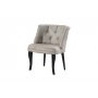 Atelier del Sofa Fotelja Roma Black Wooden Cream - slika 2