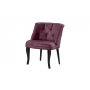 Atelier del Sofa Fotelja Roma Black Wooden Dusty Rose - slika 2