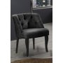 Atelier del Sofa Fotelja Roma Black Wooden Fume - slika 1
